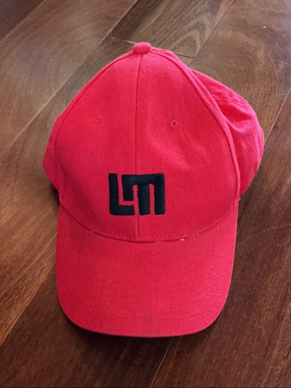 Loudmouth Red Cap with Black Logo